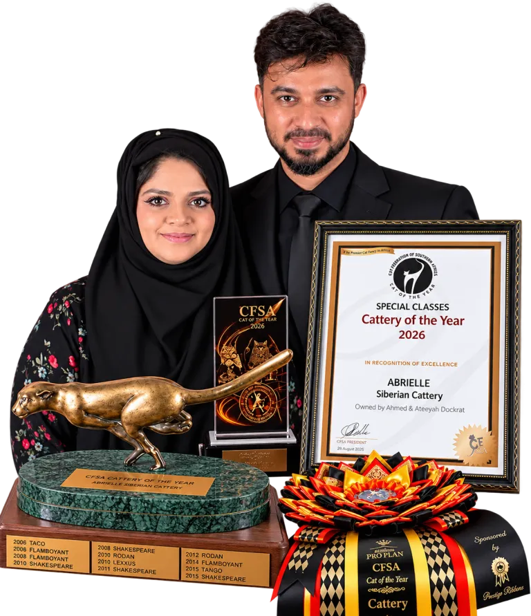 Ahmed and Ateeyah of Abrielle with their award